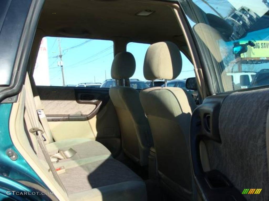 2000 Forester 2.5 L - Arcadia Green / Beige photo #12