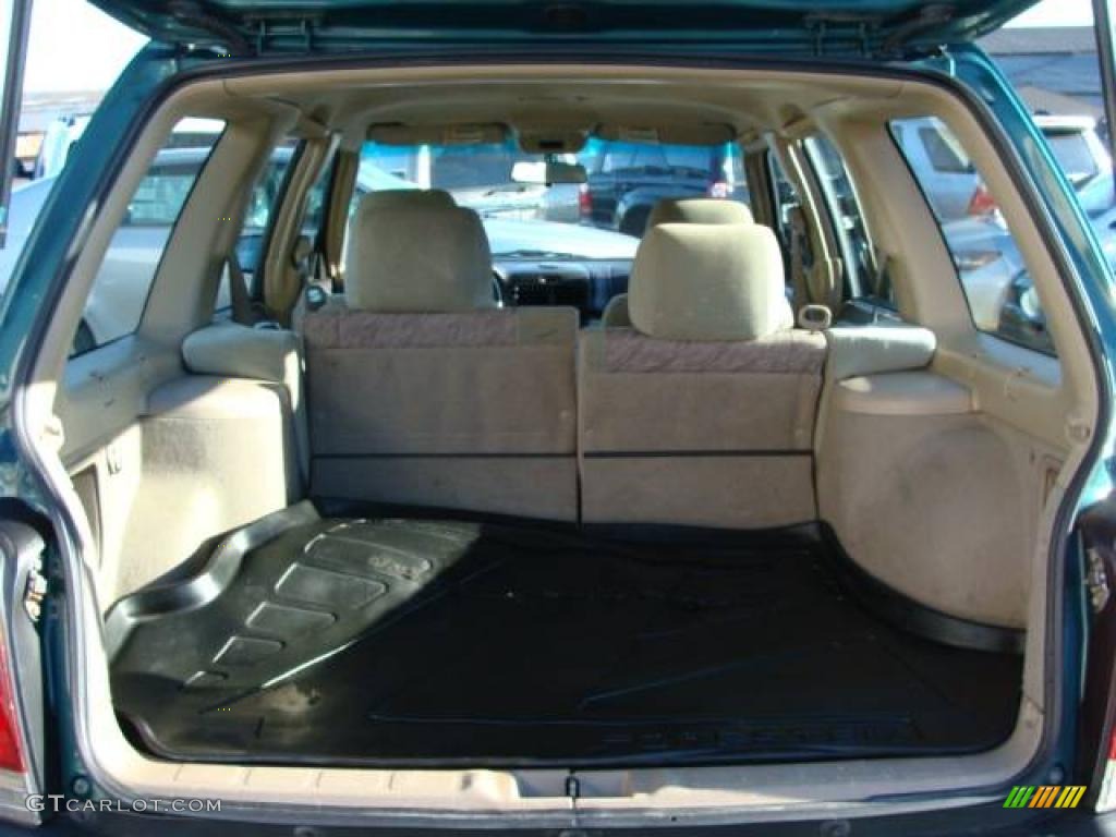 2000 Forester 2.5 L - Arcadia Green / Beige photo #13
