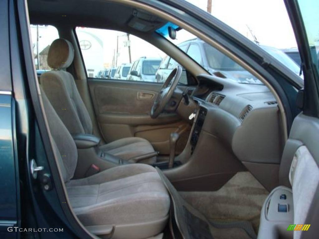 1998 Camry LE V6 - Dark Green Metallic / Oak photo #8