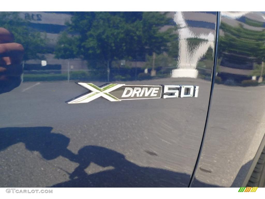 2010 X6 xDrive50i - Deep Sea Blue Metallic / Black photo #15