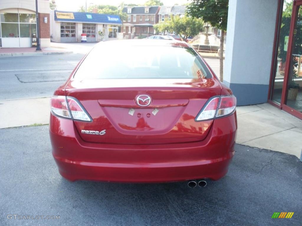2009 MAZDA6 i Sport - Sangria Red Mica / Black photo #19