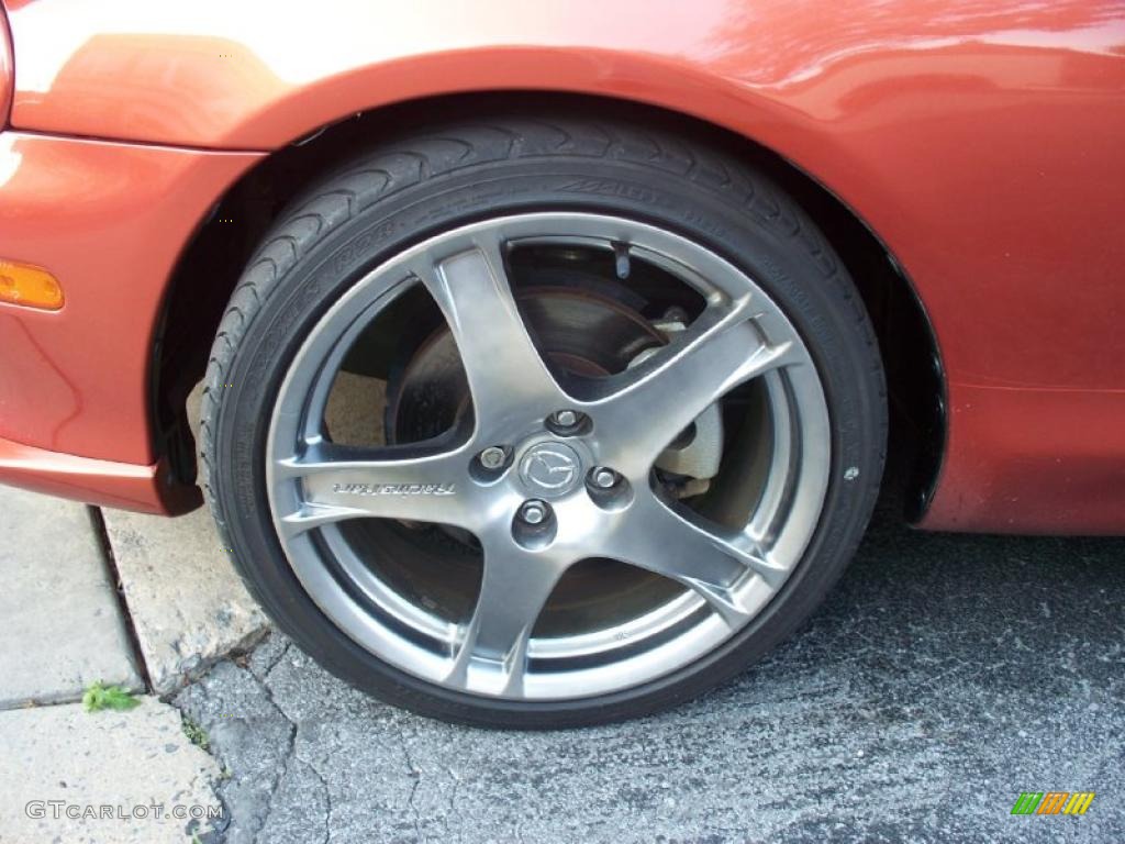 2005 MX-5 Miata MAZDASPEED Grand Touring Roadster - Lava Orange Mica / Black photo #3