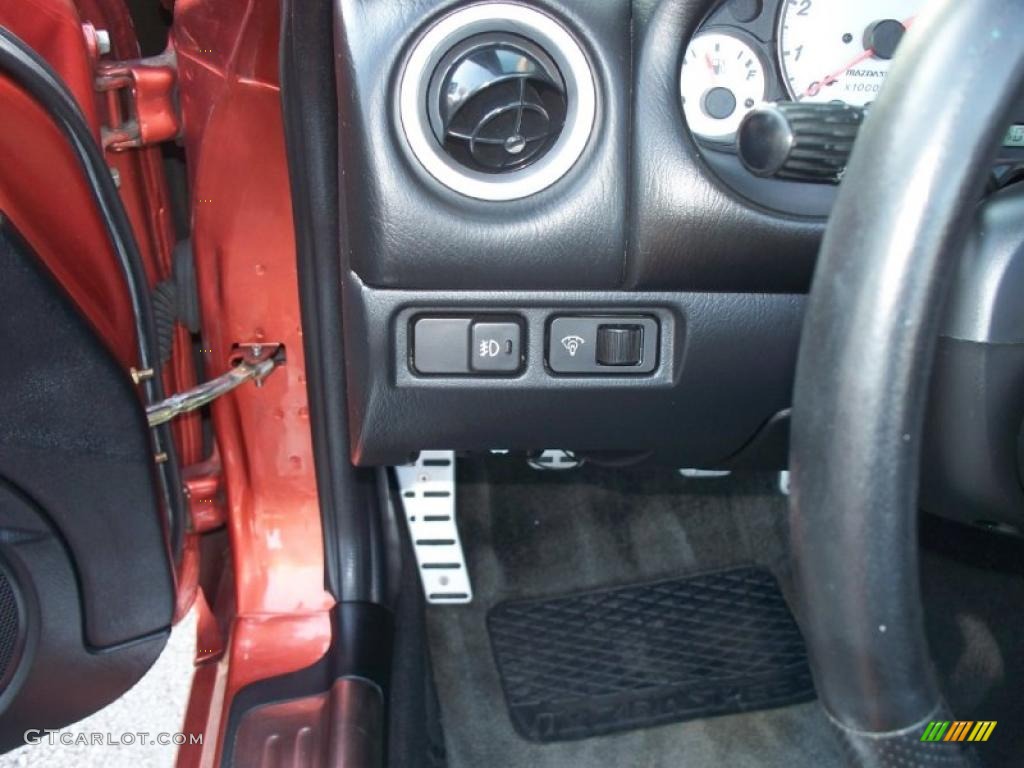 2005 MX-5 Miata MAZDASPEED Grand Touring Roadster - Lava Orange Mica / Black photo #7