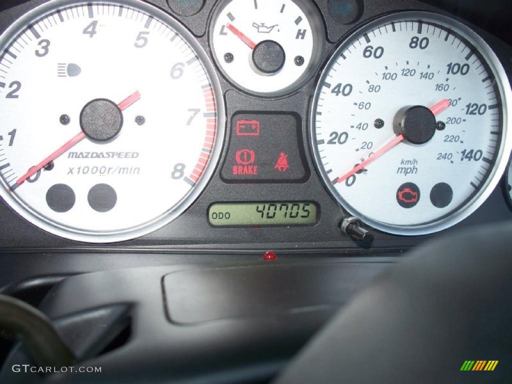 2005 MX-5 Miata MAZDASPEED Grand Touring Roadster - Lava Orange Mica / Black photo #8