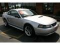 2001 Silver Metallic Ford Mustang V6 Coupe  photo #1