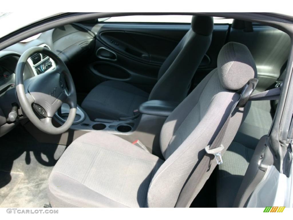 2001 Mustang V6 Coupe - Silver Metallic / Medium Graphite photo #7