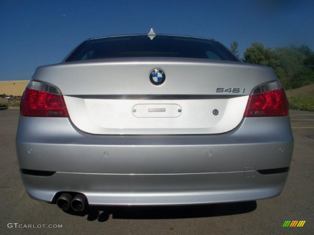 Titanium Silver Metallic 2005 BMW 5 Series 545i Sedan Exterior Photo #31782277