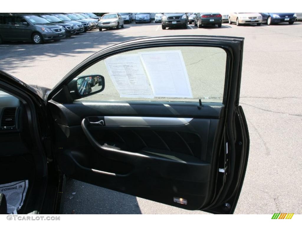 2007 Accord EX V6 Coupe - Nighthawk Black Pearl / Black photo #13