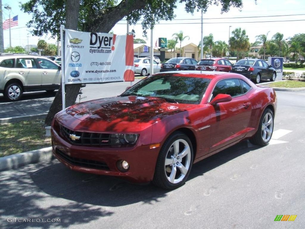 2010 Camaro LT/RS Coupe - Red Jewel Tintcoat / Black photo #1