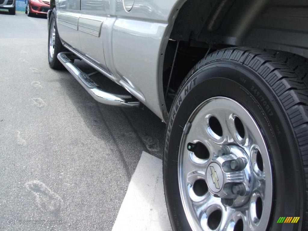 2006 Silverado 1500 LT Extended Cab - Silver Birch Metallic / Dark Charcoal photo #9