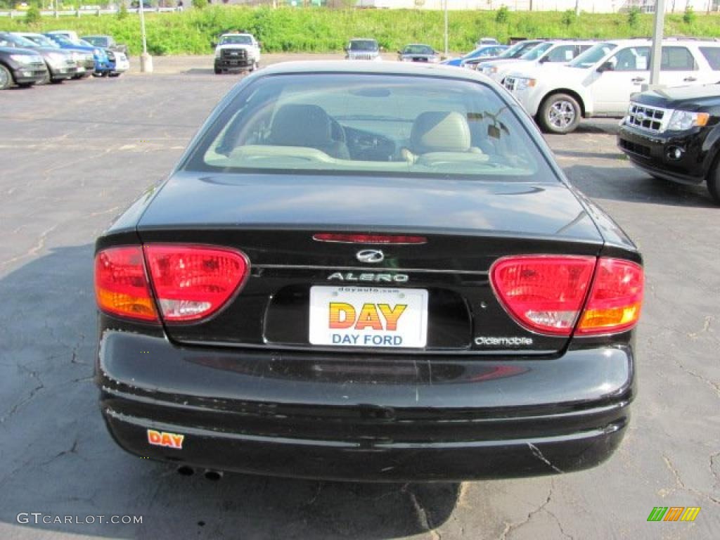 2001 Alero GLS Sedan - Onyx Black / Neutral photo #6