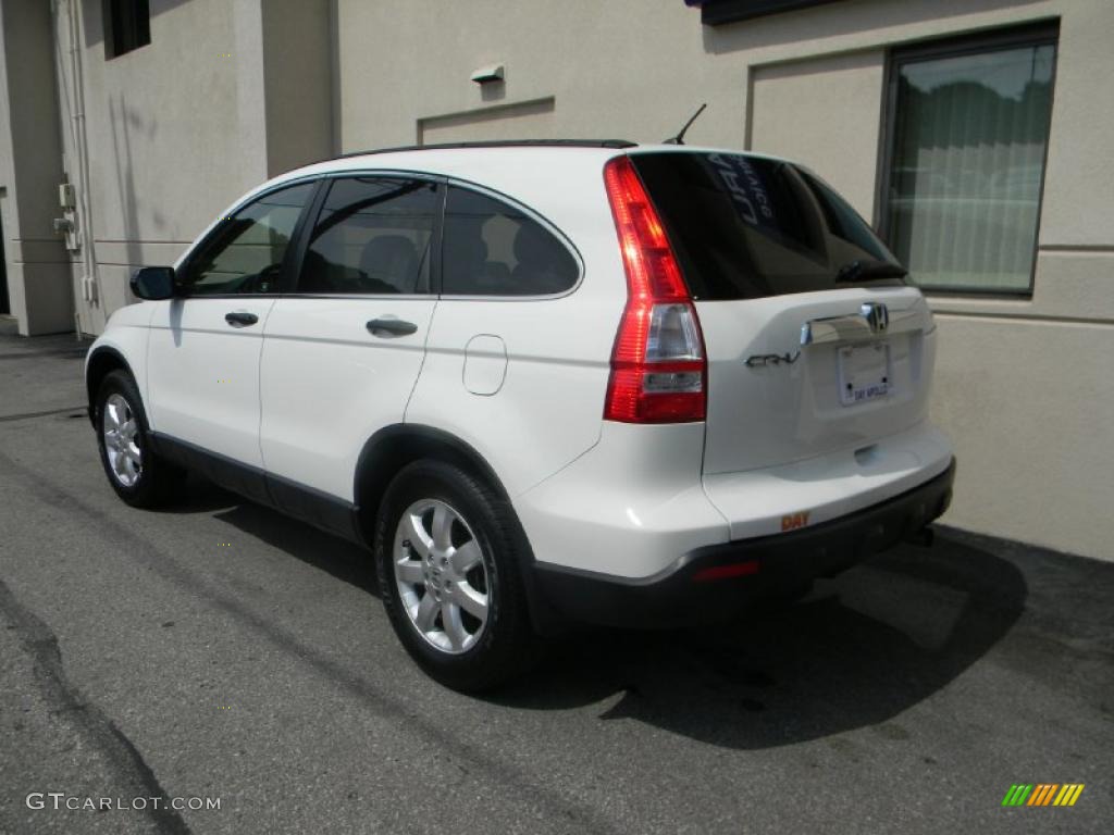 2008 CR-V EX 4WD - Taffeta White / Gray photo #4