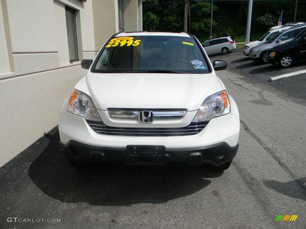 2008 CR-V EX 4WD - Taffeta White / Gray photo #7