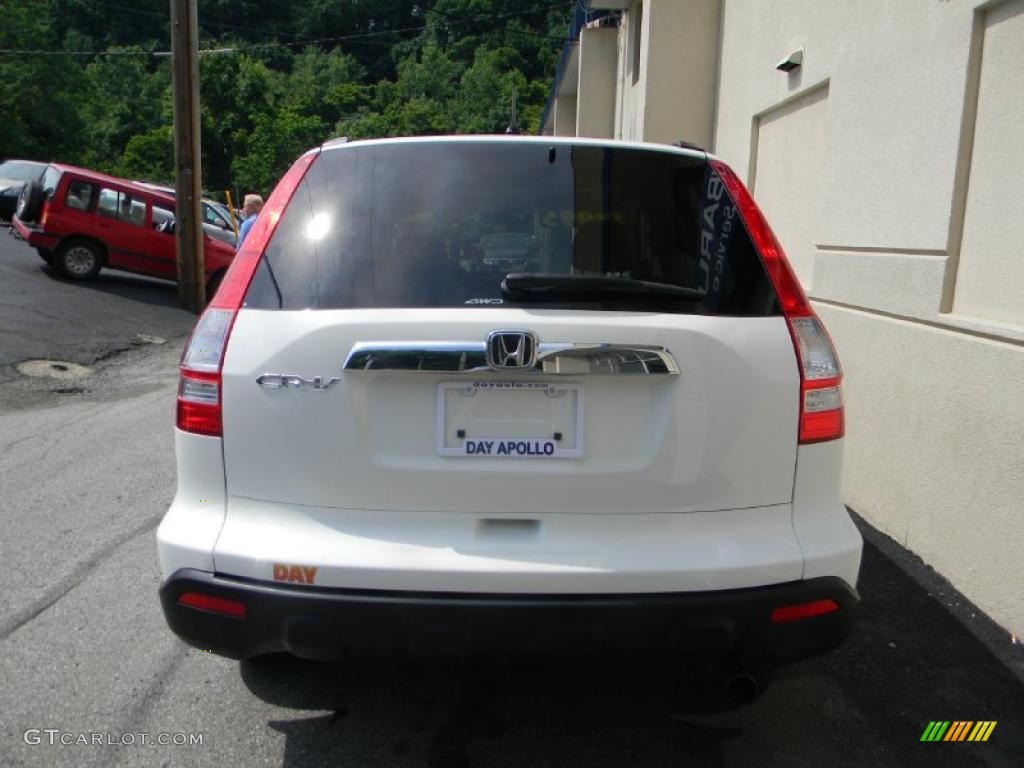 2008 CR-V EX 4WD - Taffeta White / Gray photo #8