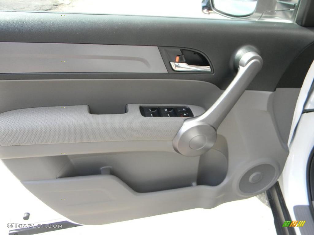 2008 CR-V EX 4WD - Taffeta White / Gray photo #16