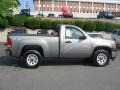 2008 Steel Gray Metallic GMC Sierra 1500 Regular Cab 4x4  photo #8