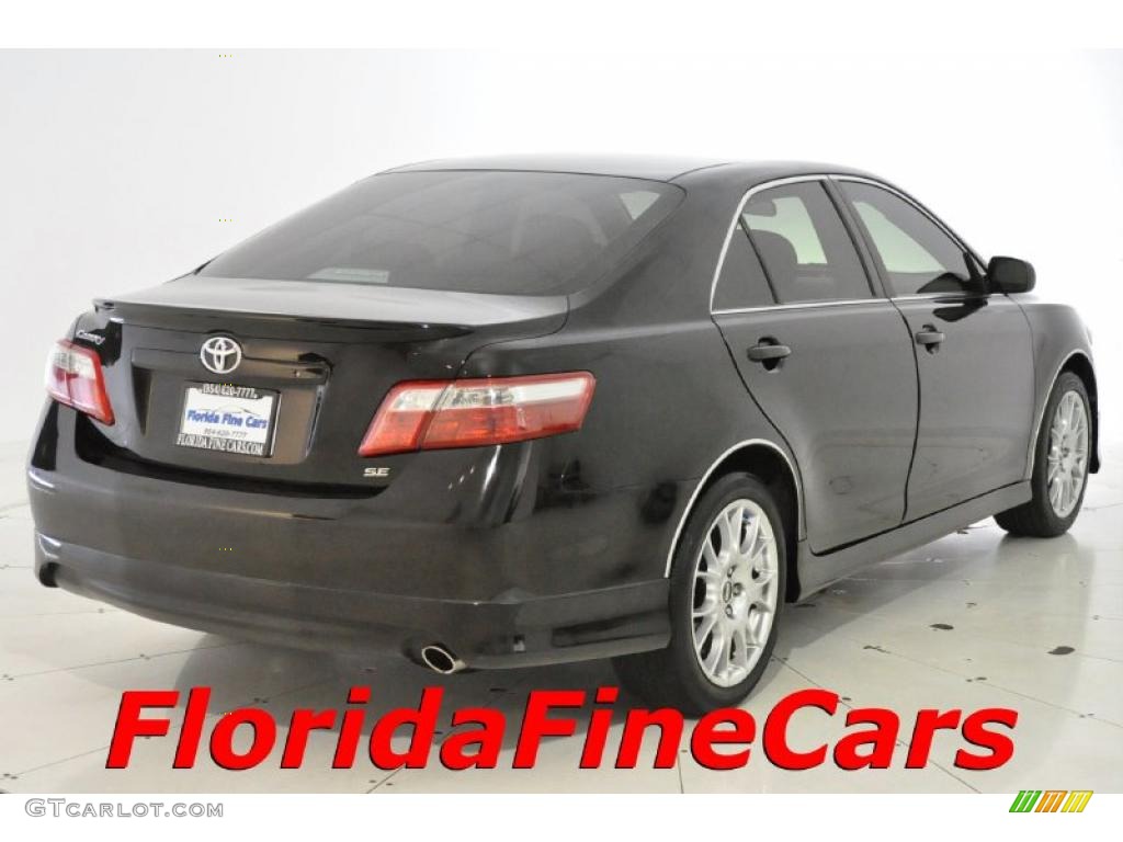 2007 Camry SE - Black / Ash photo #2