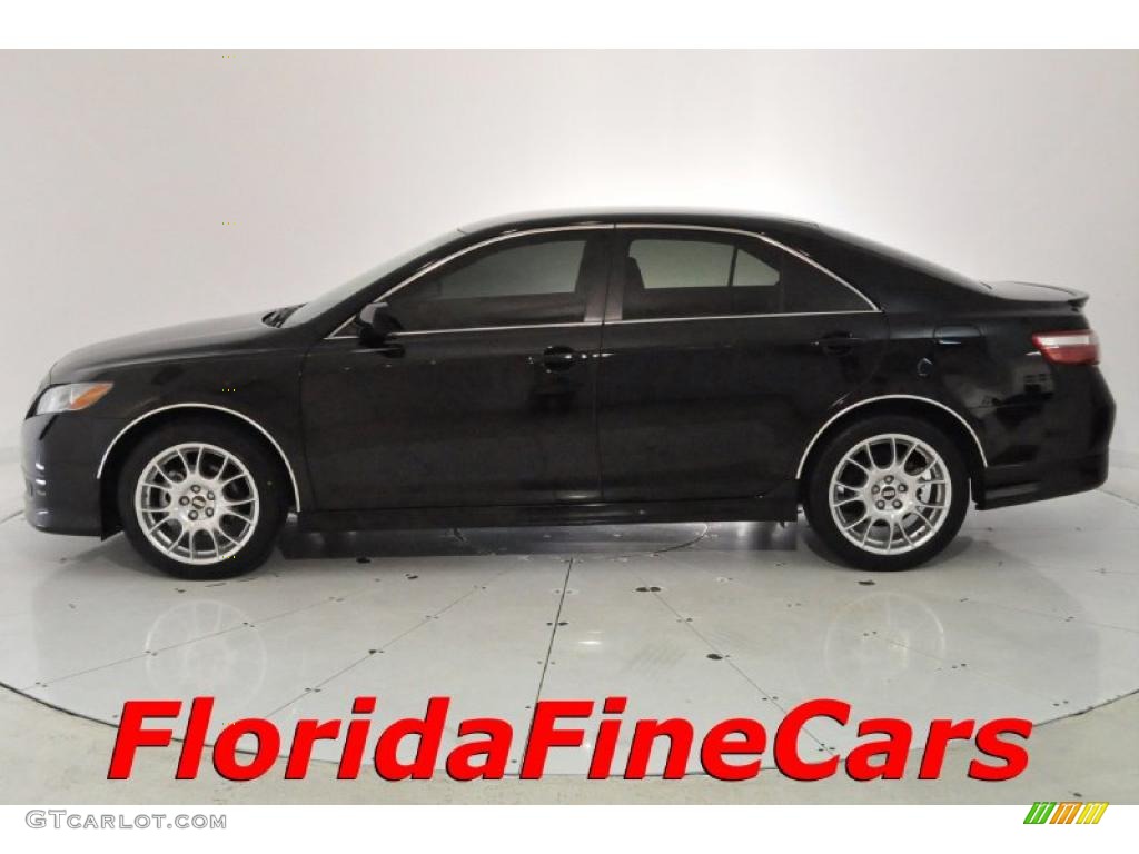 2007 Camry SE - Black / Ash photo #3