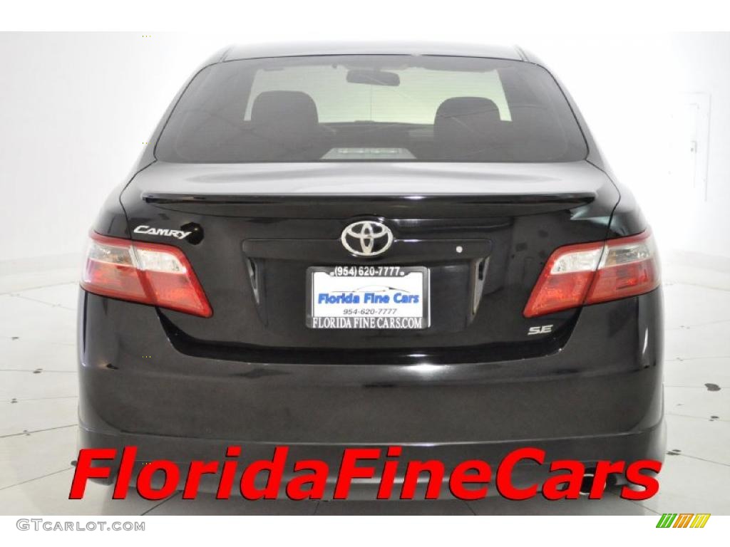 2007 Camry SE - Black / Ash photo #6