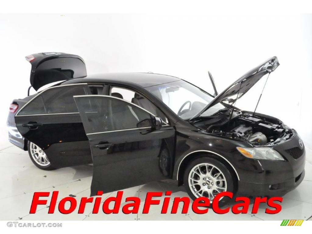 2007 Camry SE - Black / Ash photo #7