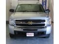 2010 Sheer Silver Metallic Chevrolet Silverado 1500 LT Extended Cab 4x4  photo #2