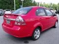 2007 Victory Red Chevrolet Aveo LT Sedan  photo #4