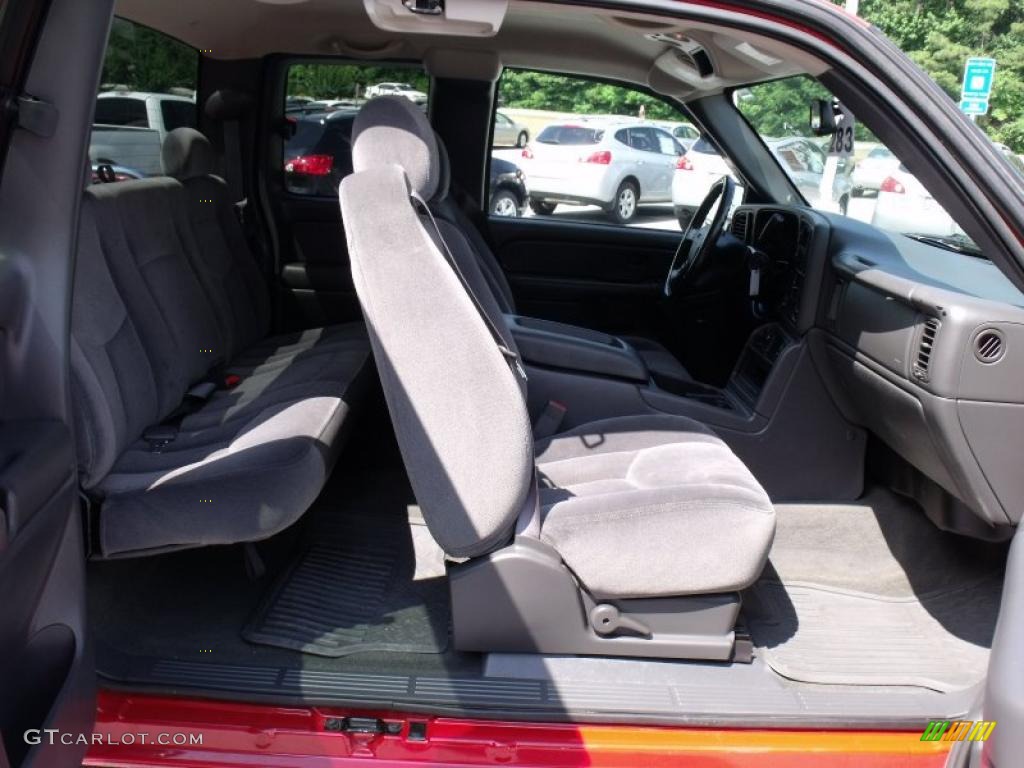 2004 Sierra 1500 SLE Extended Cab - Fire Red / Dark Pewter photo #16
