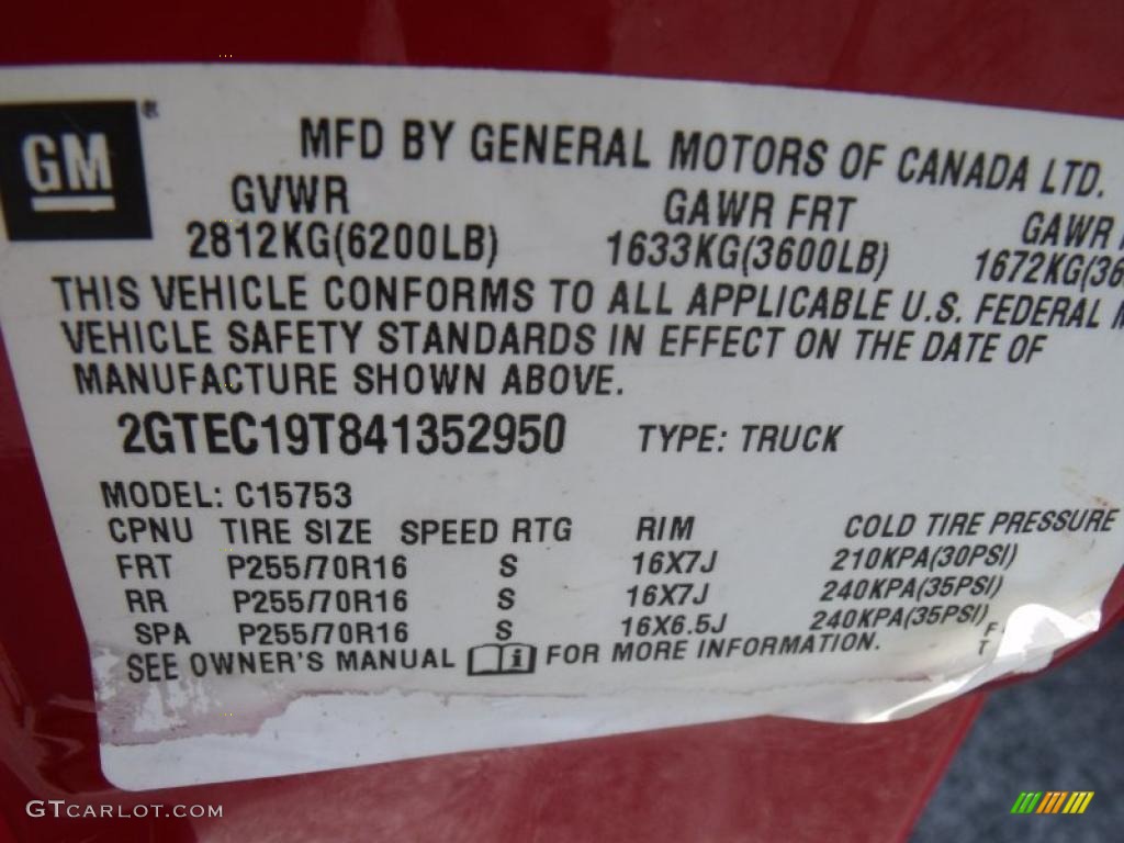 2004 Sierra 1500 SLE Extended Cab - Fire Red / Dark Pewter photo #24