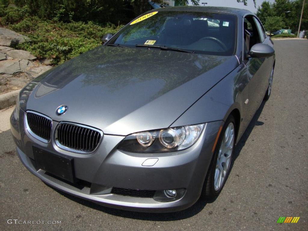 2008 3 Series 328i Convertible - Space Grey Metallic / Black photo #1