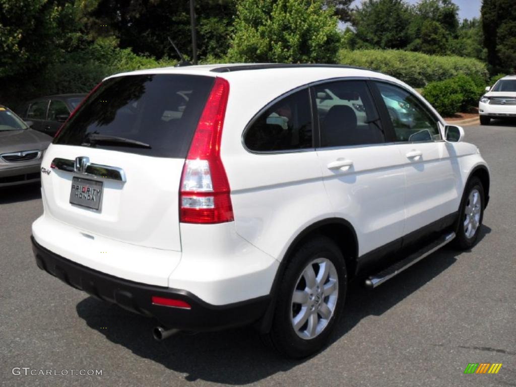 2008 CR-V EX-L 4WD - Taffeta White / Gray photo #4