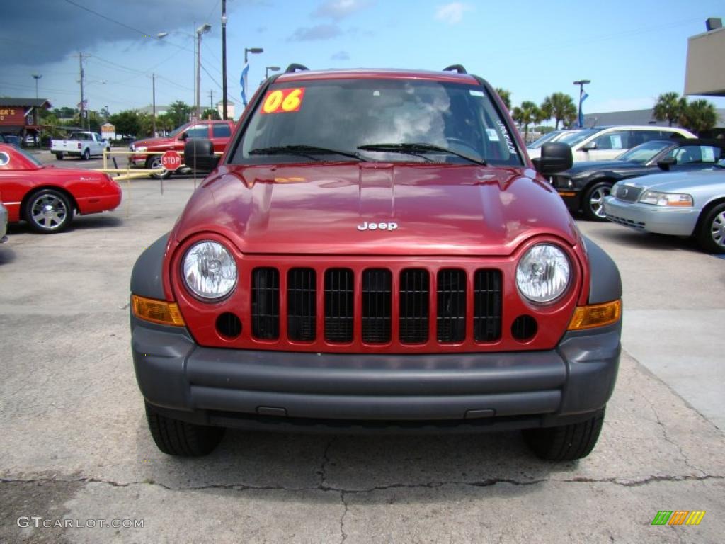 2006 Liberty Sport - Inferno Red Pearl / Medium Slate Gray photo #3