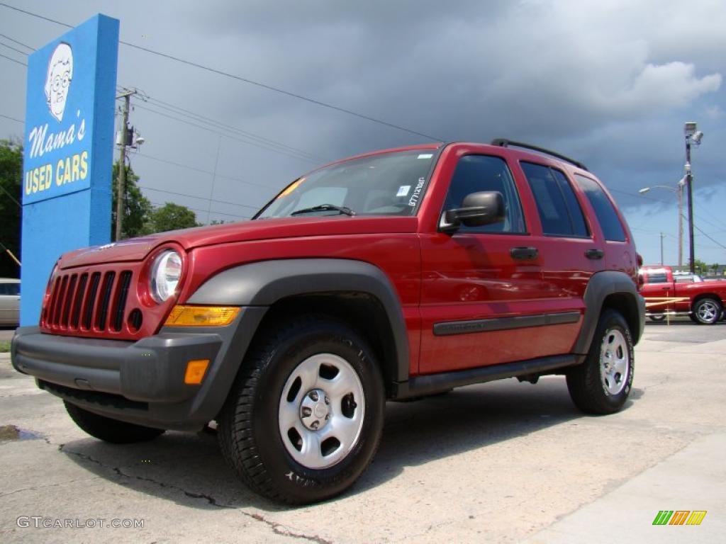 2006 Liberty Sport - Inferno Red Pearl / Medium Slate Gray photo #4