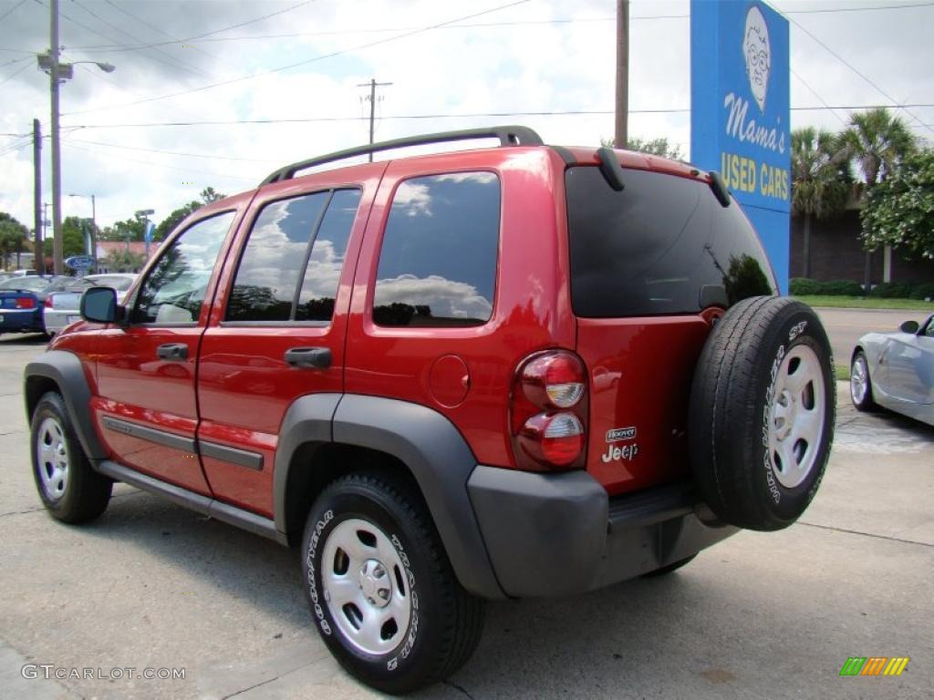 2006 Liberty Sport - Inferno Red Pearl / Medium Slate Gray photo #6