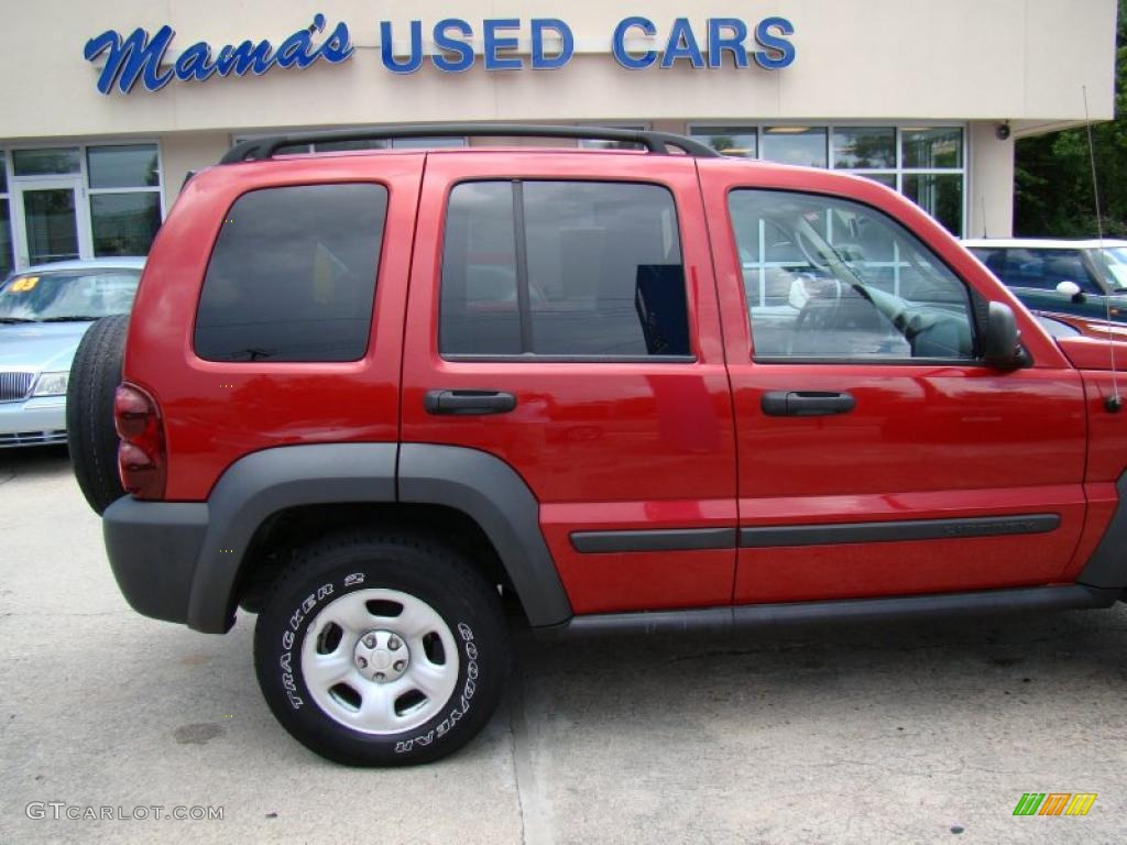 2006 Liberty Sport - Inferno Red Pearl / Medium Slate Gray photo #30