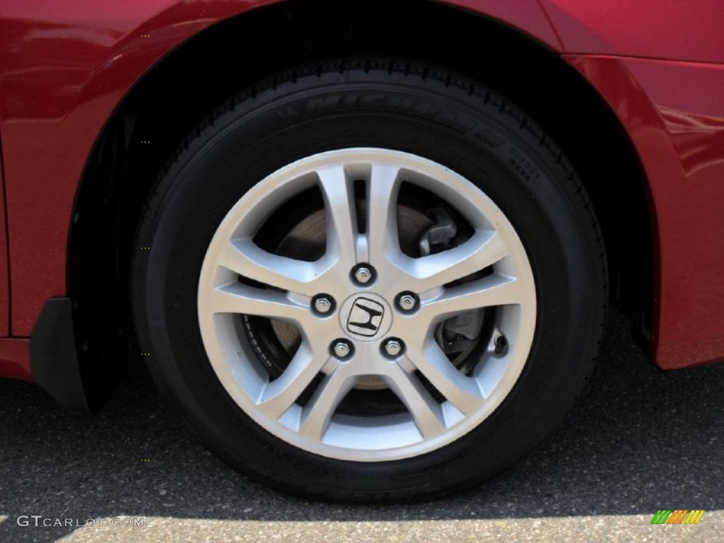 2007 Accord EX Sedan - Moroccan Red Pearl / Gray photo #23