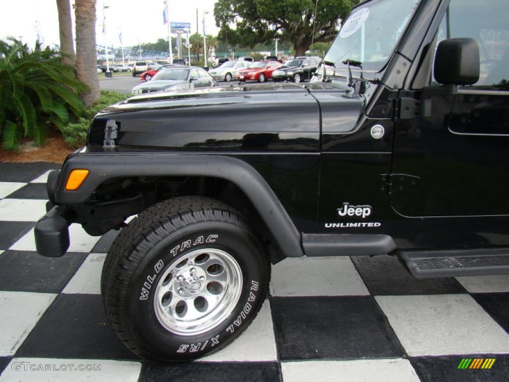 2006 Wrangler Unlimited 4x4 - Black / Dark Slate Gray photo #26