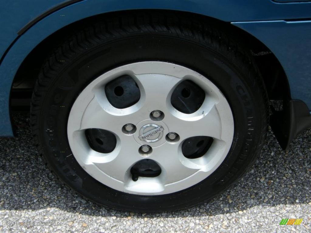 2003 Sentra GXE - Vibrant Blue Metallic / Stone Gray photo #10