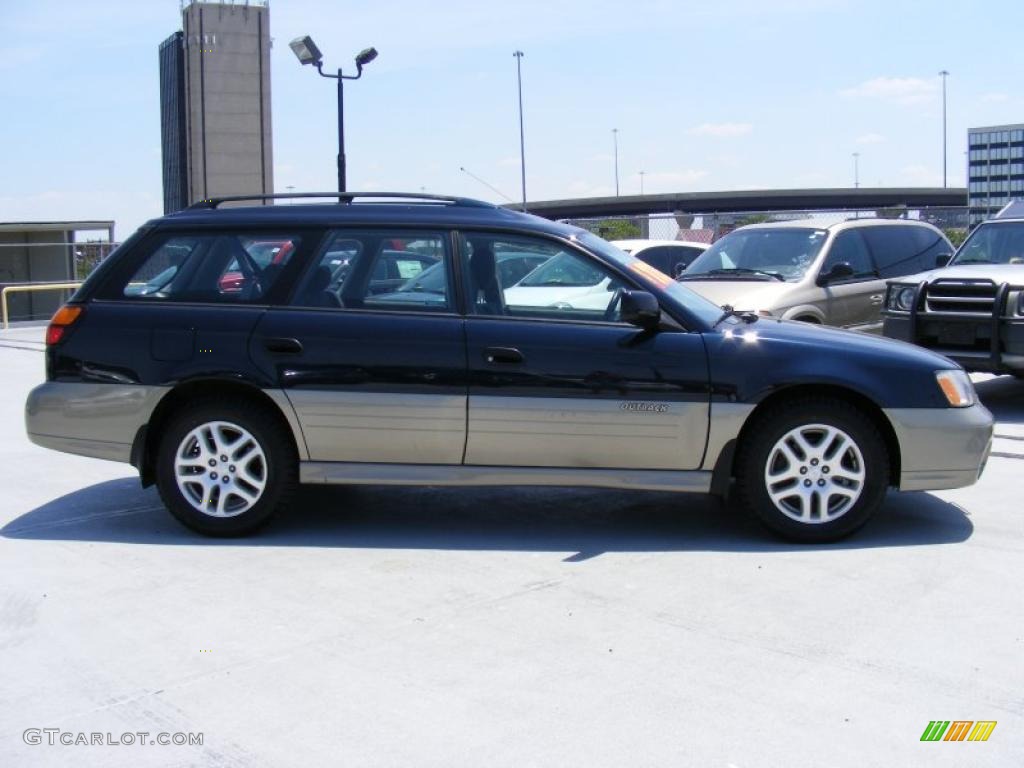 2001 Outback Wagon - Deep Sapphire Metallic / Gray photo #4