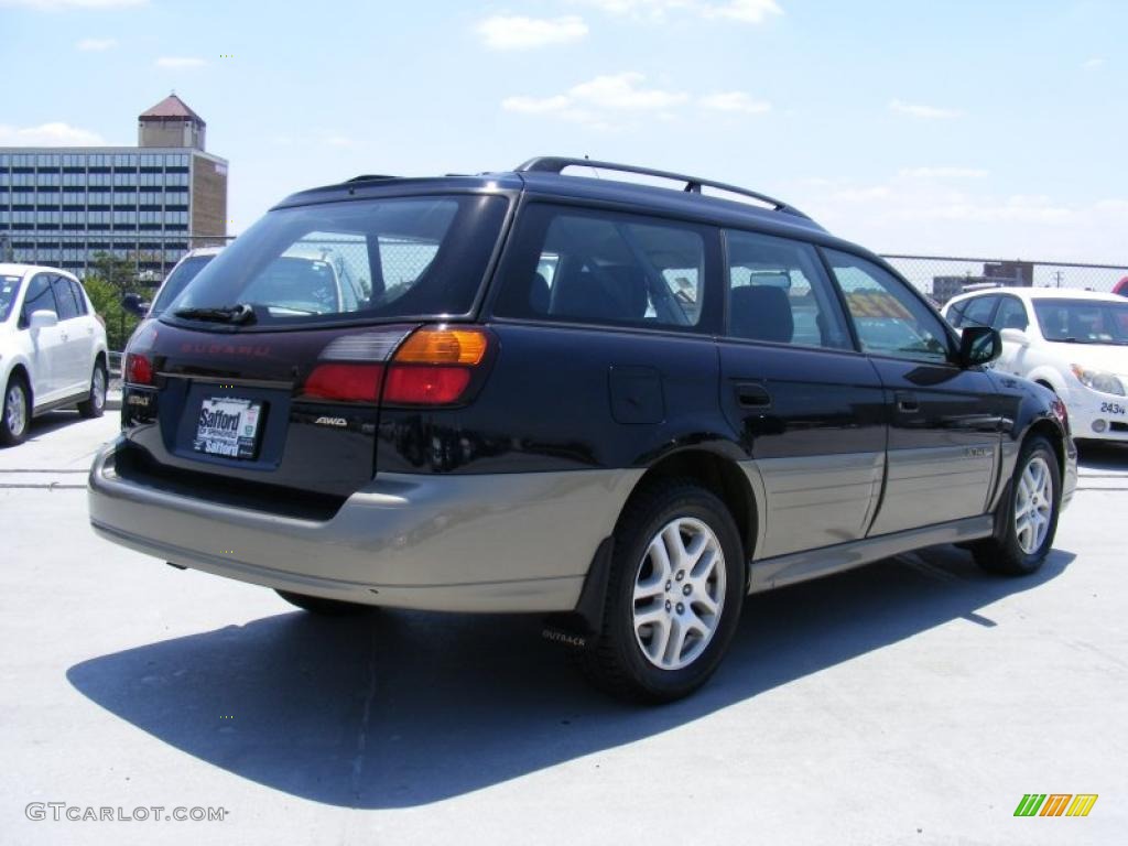 2001 Outback Wagon - Deep Sapphire Metallic / Gray photo #5