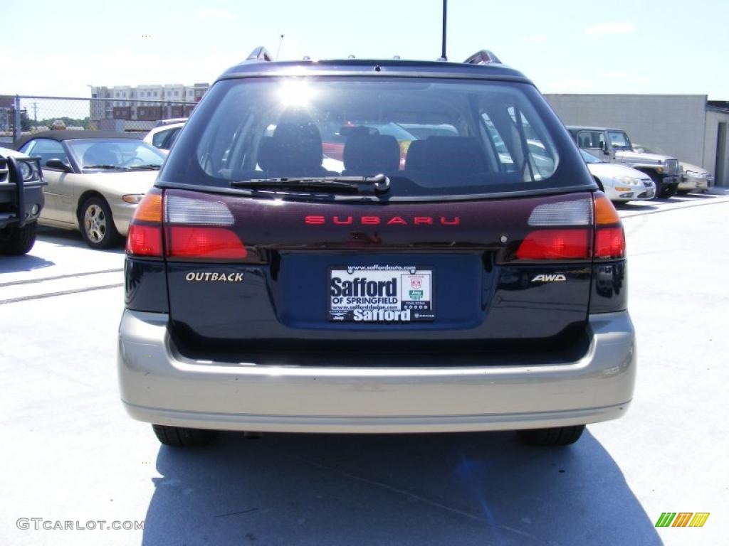 2001 Outback Wagon - Deep Sapphire Metallic / Gray photo #6