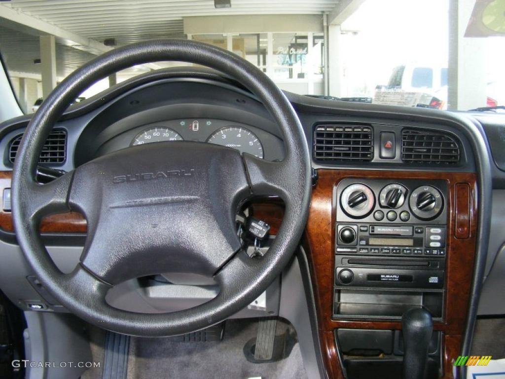 2001 Outback Wagon - Deep Sapphire Metallic / Gray photo #11
