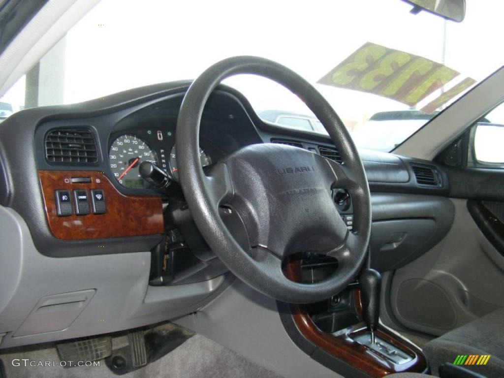 2001 Outback Wagon - Deep Sapphire Metallic / Gray photo #12