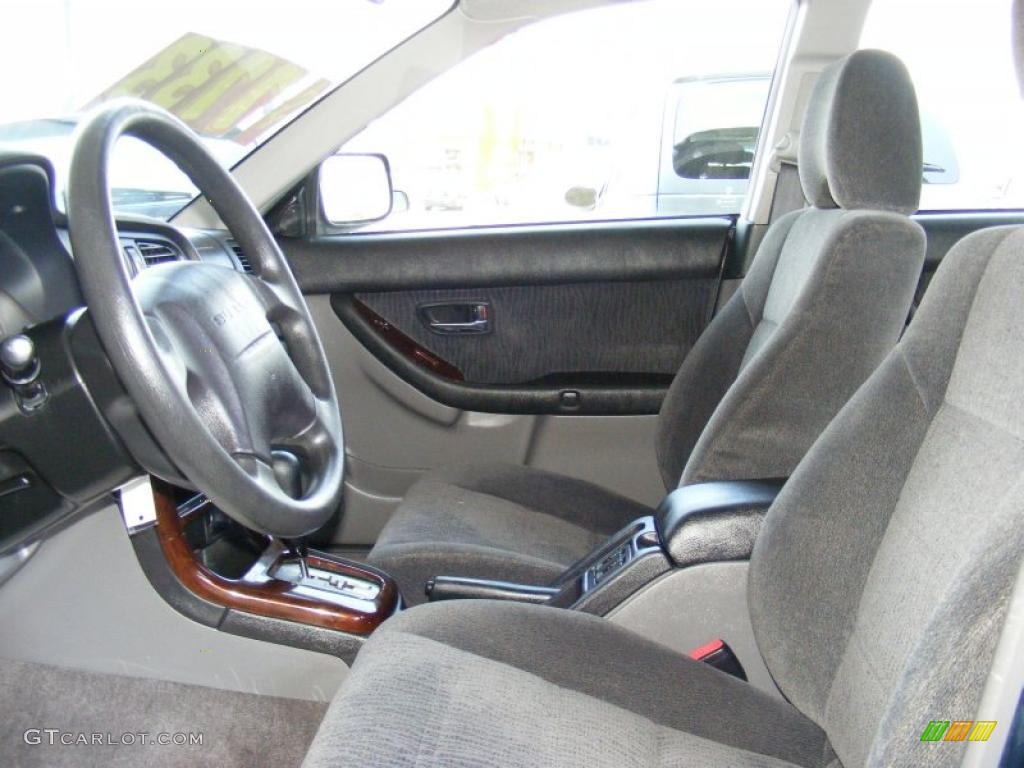 2001 Outback Wagon - Deep Sapphire Metallic / Gray photo #13