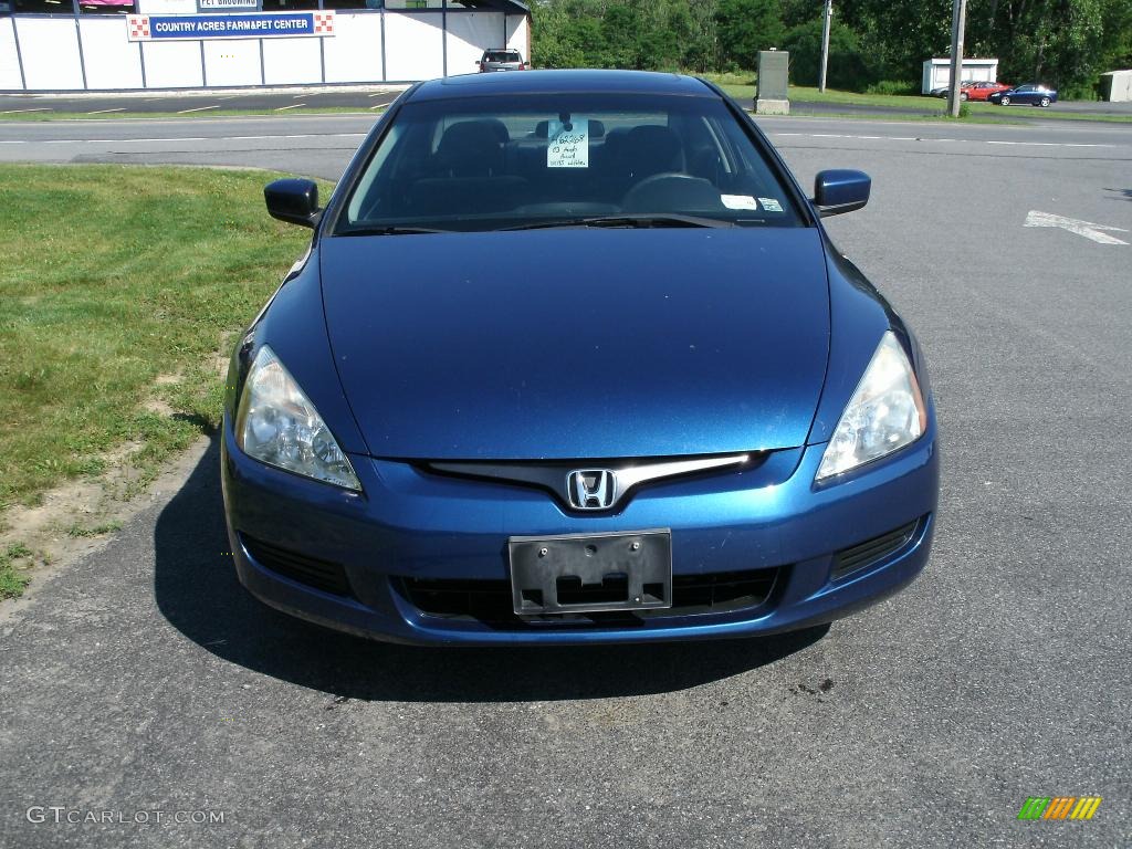 2003 Accord EX Coupe - Sapphire Blue Pearl / Gray photo #2