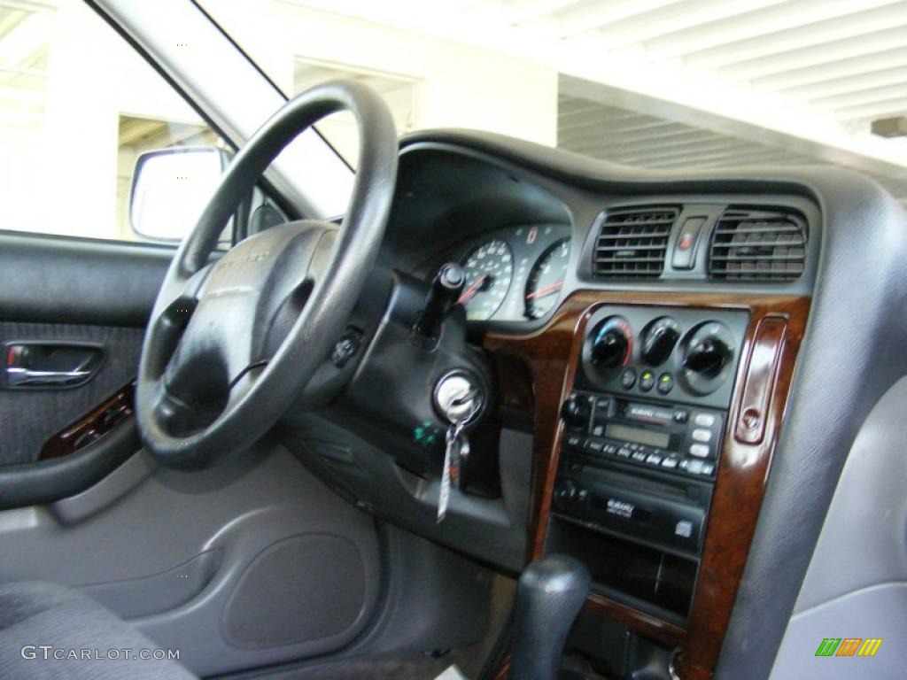 2001 Outback Wagon - Deep Sapphire Metallic / Gray photo #20