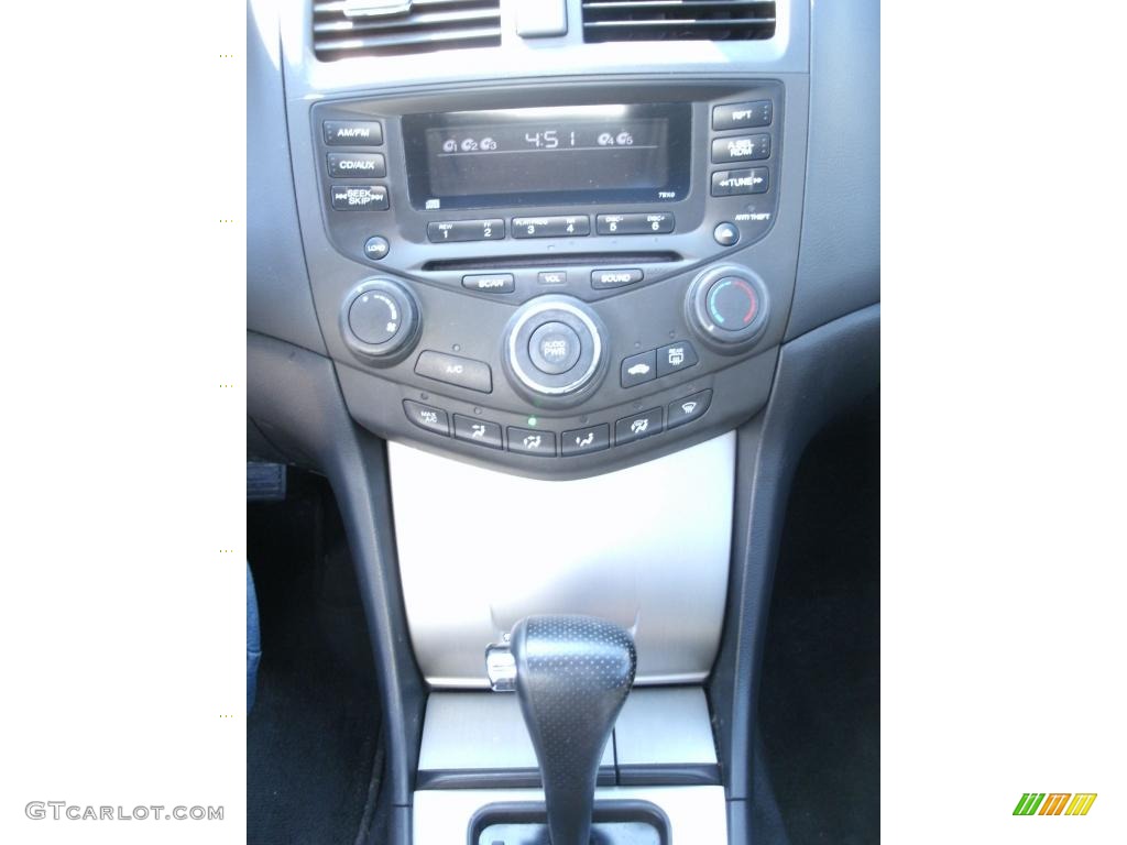 2003 Accord EX Coupe - Sapphire Blue Pearl / Gray photo #10