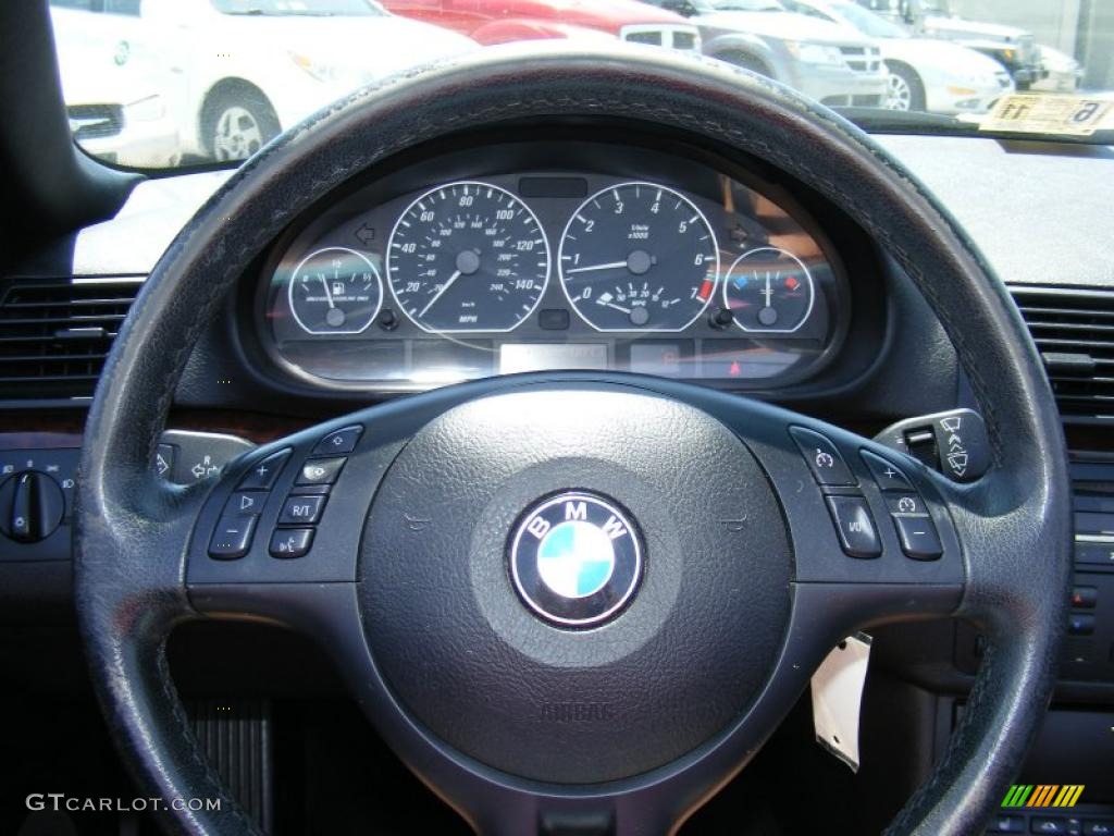 2004 3 Series 330i Convertible - Silver Grey Metallic / Black photo #12