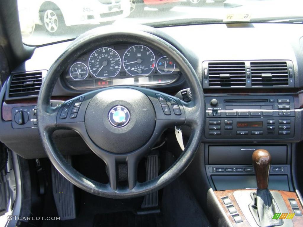 2004 3 Series 330i Convertible - Silver Grey Metallic / Black photo #15