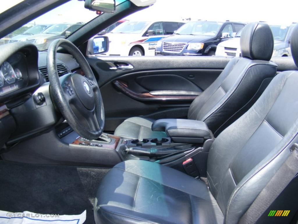2004 3 Series 330i Convertible - Silver Grey Metallic / Black photo #17