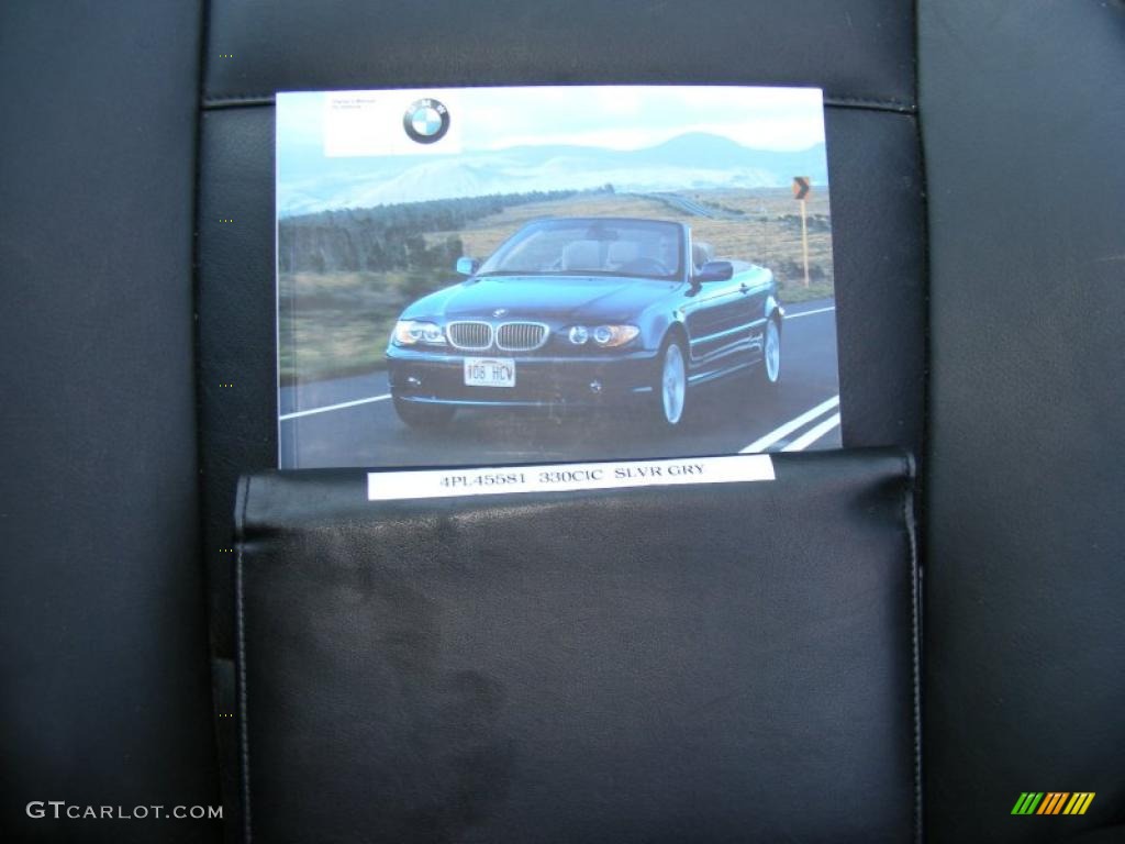 2004 3 Series 330i Convertible - Silver Grey Metallic / Black photo #31